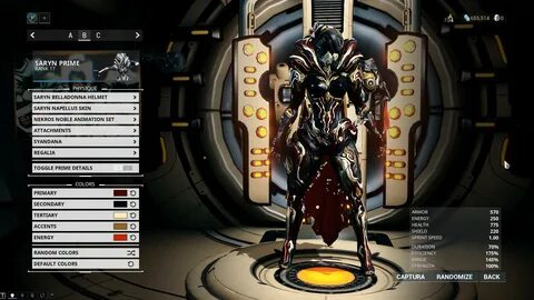 Saryn Prime Fashion - Fan Zone - Warframe Forums