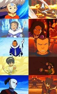 All grown up Personajes de avatar, Avatar la leyenda de aang