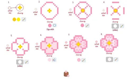 pixel flower Animal crossing, Animal crossing game, Pixel ar