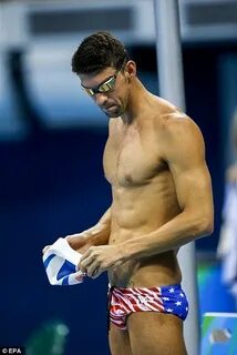 Michael Phelps gets his first taste of the Olympic pool in R