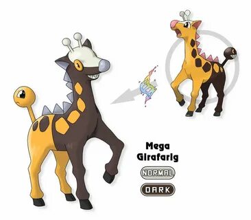 Fakemon: Mega Girafarig by Gkenzo on DeviantArt Pokemon bree