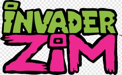 Figuras - Invader Zim Comic Logo, HD Png Download - 555x343 