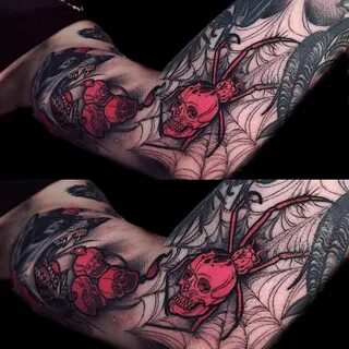 Brando Chiesa Web tattoo, Spider tattoo, Traditional tattoo