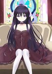 Safebooru - 1girl absurdres blank stare bow breasts choker c