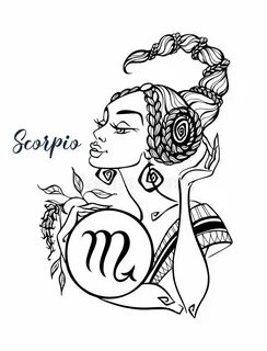 Scorpio Astrological Sign Boy Stock Illustration - Illustrat