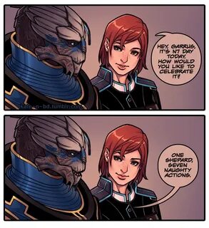 Happy N7 day! Mass effect romance, Mass effect garrus, Mass 