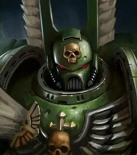 Resultado de imagen de dark angels 40k art Ángeles oscuros, 