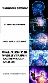 expanding brain meme, expanding brain meme reddit Anime meme