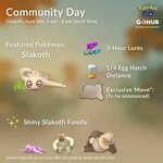 Slakoth Community Day Announced for June! Pokemon GO Hub Pok