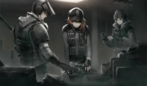 Arknights Worldwide on Twitter Rainbow six siege art, Anime military, Rainbow