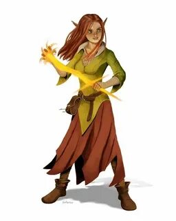 Art Half-elf Druid : DnD Druid, Elf druid, Character portrai