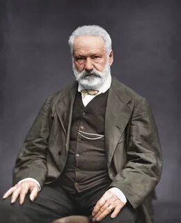 File:Victor Hugo by Étienne Carjat 1876 - colorized.png - Wi
