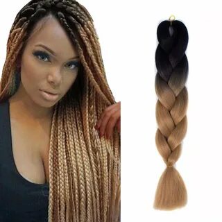 Two Tone Braiding Hair Uphairstyle