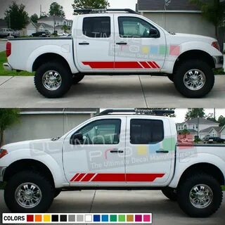 Nissan Frontier decal Pair sticker Stripe 2014-Present.