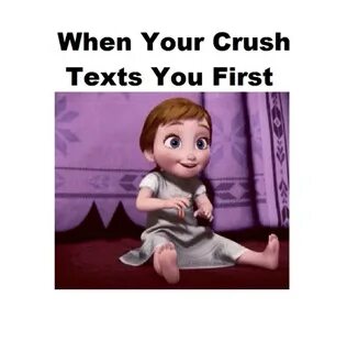 🐣 25+ Best Memes About When Your Crush Texts You First When 