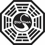 LOST Dharma Initiative Embroidered patch "Flame" Reproductio