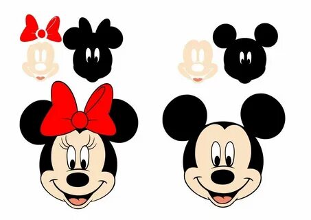 Free Disney SVG Files Logo Minnie and Mickey Mouse svg in sh