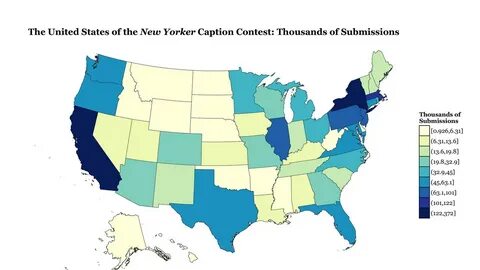 Which U.S. State Performs Best in the New Yorker Caption Contest? 