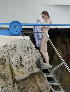 Emma Stone in Bikini in France