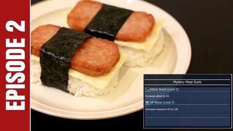 Cooking Final Fantasy XV Mystery Meat Sushi - YouTube