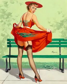 Нарисованная мода: 10 ретро образов в стиле pin up