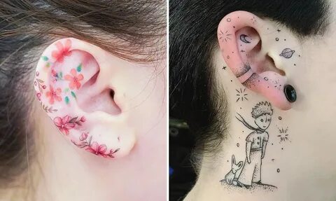 Small Ear Tattoo Designs - Tattoo Awesome Ideas