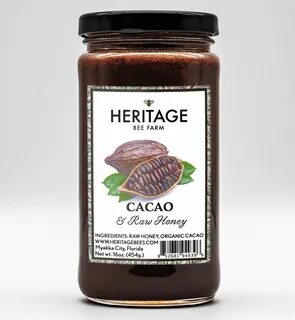 Chocolate Honey with Organic Cacao Heritage Bee Farm