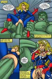 Iceman Blue- Captain Marvel * Porn Comix ONE