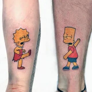 60 Simpsons Tattoo Ideas For Men - Animated Designs