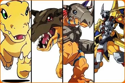 Digimon Adventure Tri: Agumon Evolutions (From Left To Right