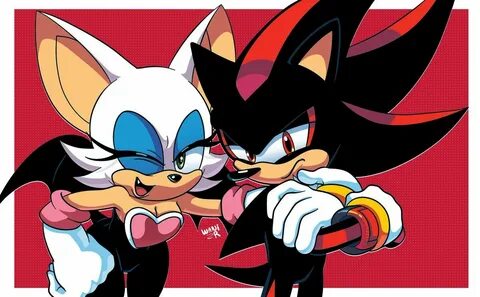 Shadouge Shadow and rouge, Sonic fan art, Sonic heroes
