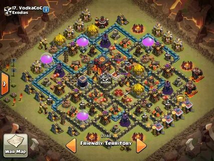 Clash Of Clan Map Town Hall 10