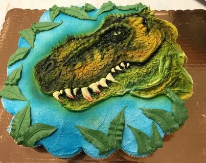 Buttercream T. rex cupcake cake Pull apart cupcakes, Cupcake