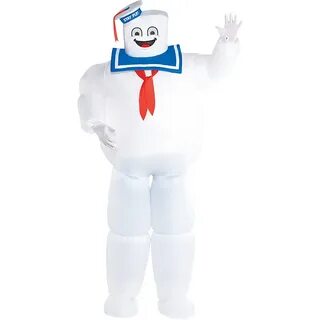 Plus Size Classic Inflatable Stay Puft Marshmallow Man Costu