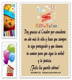 Bellas frases de cumpleaños para mi sobrino Frases cumpleaño