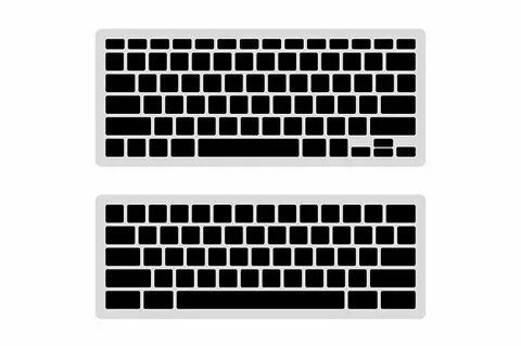 Computer Keyboard Blank Template Set Computer keyboard, Typi