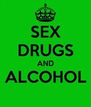 SEX DRUGS AND ALCOHOL Poster JAMES Keep Calm-o-Matic
