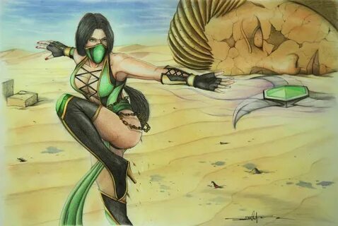 Jade (MK) Fan Art by Schwarze1 Game-Art-HQ