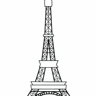 Eiffel Tower 2d Drawing at PaintingValley.com Explore collec