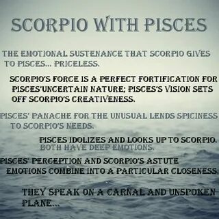 Scorpio and Pisces (With images) Pisces and scorpio, Scorpio