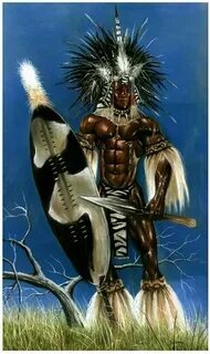 Chaka Zulu Black art pictures, Black love art, Zulu warrior