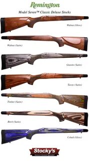 Remington Model 7 OEM Laminated Wood Replacement Riflestocks