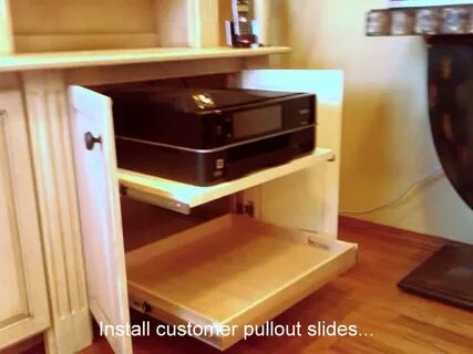 Printer Cabinet With Sliding Shelf online information