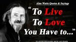 Most mind opening quotes from Alan Watts Alan Watts Quotes a
