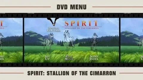 Spirit: Stallion of the Cimarron (2002) - DVD Menu