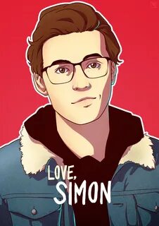 love, simon - redemsi: Simon had glasses in the book . right