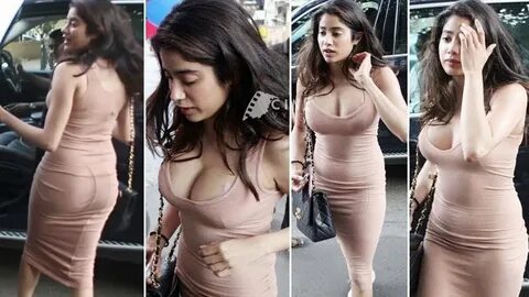 Jhanvi Kapoor In Skin Tight Skin Dress Spotted Today - YouTube.