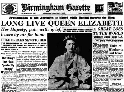 The King Is Dead, Long Live the Queen The British Newspaper 