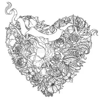 Uncolored Flowers Stock Illustrations - 486 Uncolored Flower