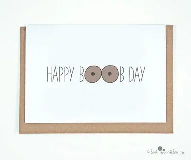 Breast Job Card Surgery Card Happy Boob Day Etsy